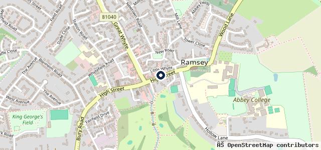 Map showing the location of Burton's Car Disposal