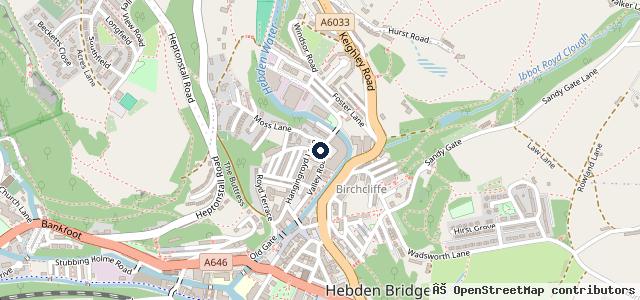 Map showing the location of James Shepherd Of Hebden Bridge Ltd