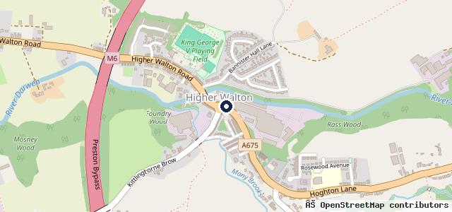 Map showing the location of JD Vehicle Maintenance Ltd