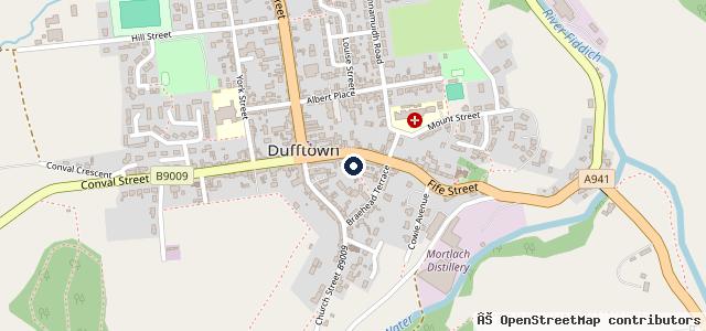 Map showing the location of Johnston & Stuart