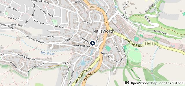 Map showing the location of Lakeside Garage