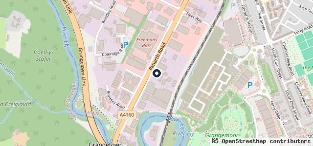 Map showing the location of CarShop Service Centre - Cardiff