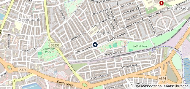 Map showing the location of Kenhards Motorcycles