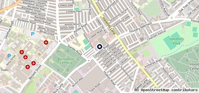 Map showing the location of K P Motor Cycles
