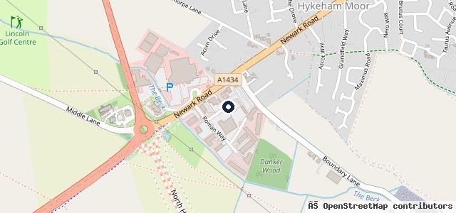 Map showing the location of B L S Automotive