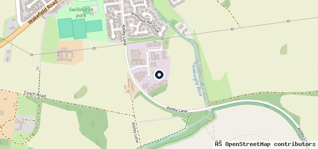 Map showing the location of Fix Auto Leeds South