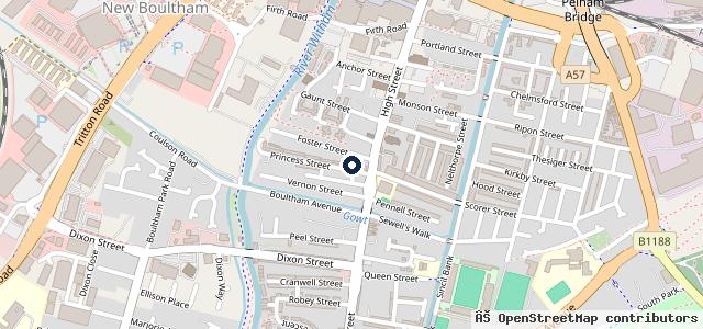 Map showing the location of LP Auto Repairs Limited