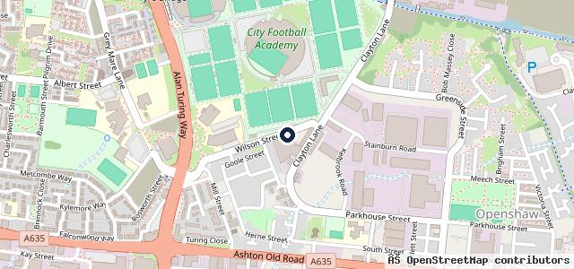 Map showing the location of Manchester Tyre Services Ltd