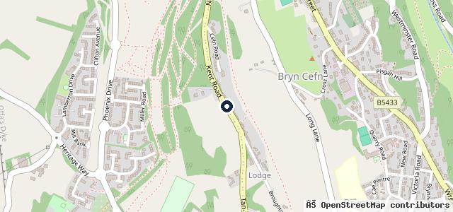 Map showing the location of Marks Motors