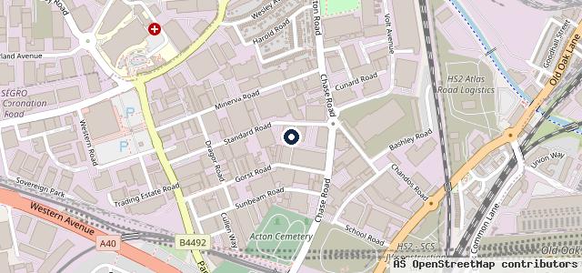 Map showing the location of MDM Auto Clinic MOT 4&7 insurance bodywork