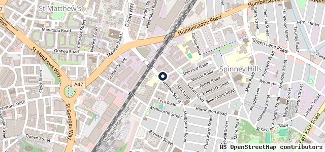 Map showing the location of Meera Motors