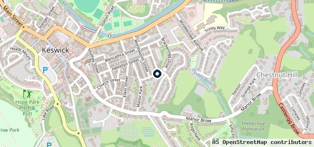 Map showing the location of Millbank Garage