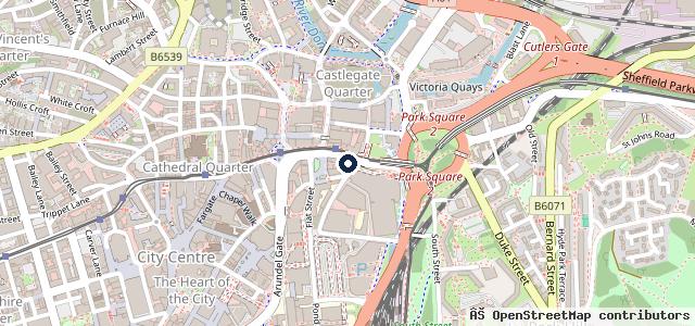 Map showing the location of SMM Mobile Mechanics