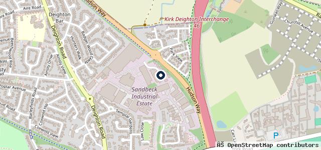 Map showing the location of Moss Tyres & Auto Centres