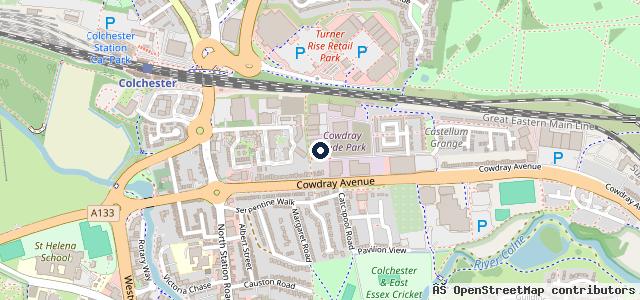 Map showing the location of MOT A CAR Service Centre
