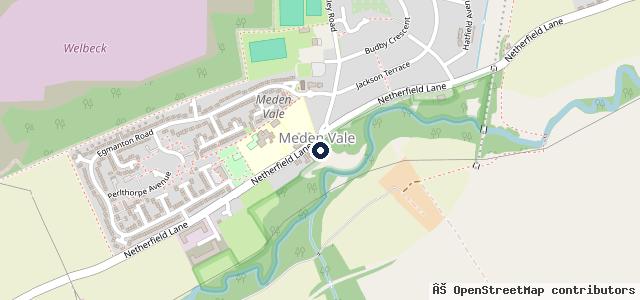 Map showing the location of Mot Test Centre