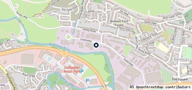 Map showing the location of Motoring Centre