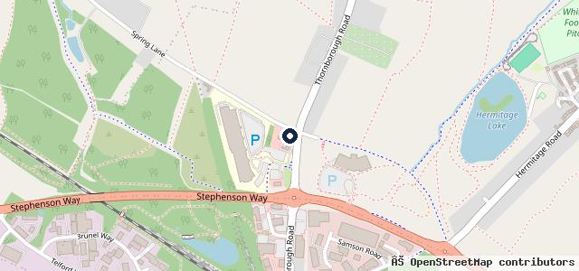 Map showing the location of Mototechnics Coalville Ltd