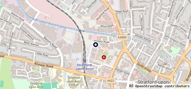 Map showing the location of Murley OMODA JAECOO Stratford