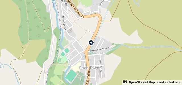 Map showing the location of Court Garage