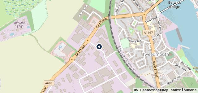 Map showing the location of Semple’s of Berwick