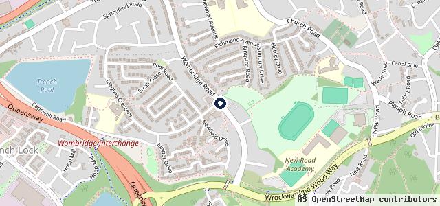Map showing the location of Newfield Garage ltd