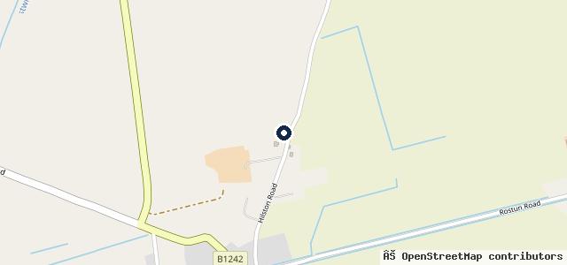 Map showing the location of North End Garage