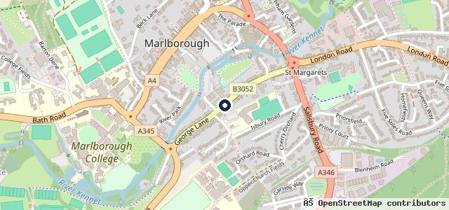 Map showing the location of Vauxhall