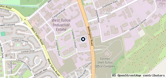 Map showing the location of John Clark Volkswagen Aberdeen