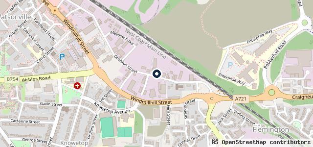 Map showing the location of Orbiston Street Car Sales