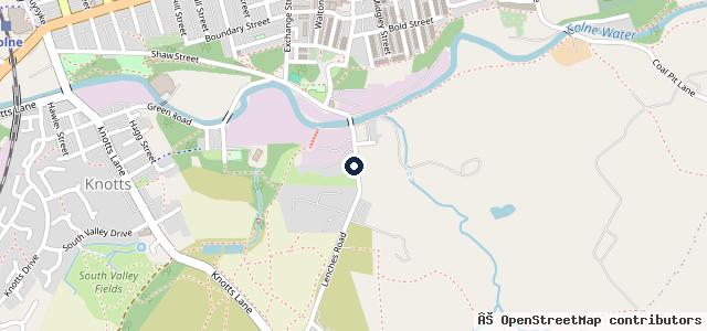 Map showing the location of P & H Motors Recovery Services