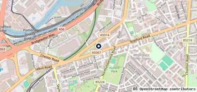 Map showing the location of PF Jones