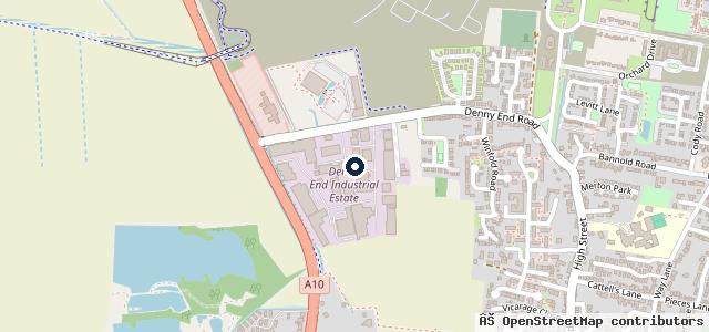 Map showing the location of Veezu (The new name for Panther Taxis)