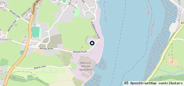 Map showing the location of Blackmore Paul