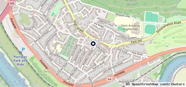 Map showing the location of Pembroke Road Garage Ltd