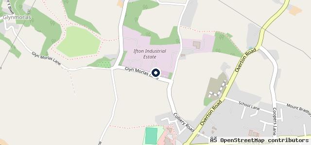 Map showing the location of Perry's of Gobowen Ltd
