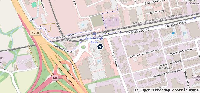 Map showing the location of Peoples Ford Edinburgh