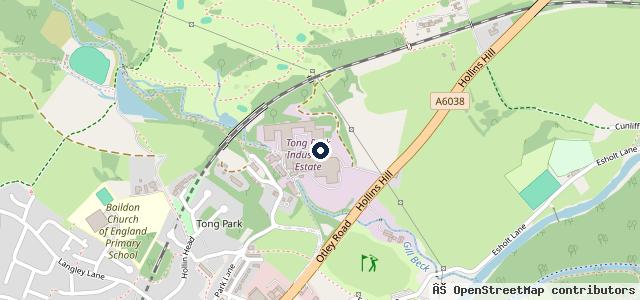 Map showing the location of Pete Wood Motors