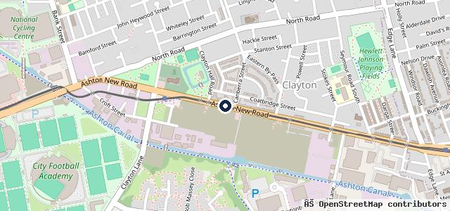 Map showing the location of Posh car wash