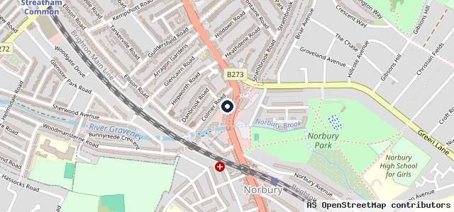Map showing the location of RB Motors