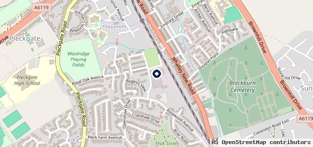 Map showing the location of Rebuild It Blackburn