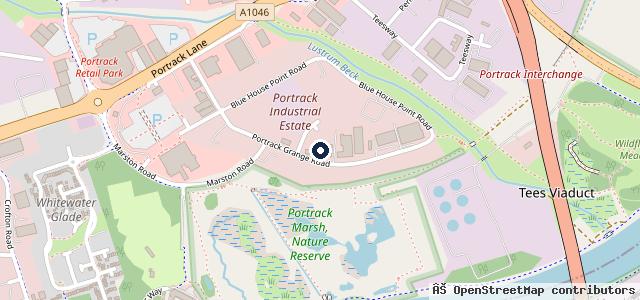 Map showing the location of Riverside Commercials Services Ltd