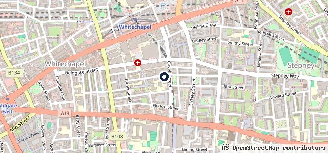 Map showing the location of Riverbank Motorcycles