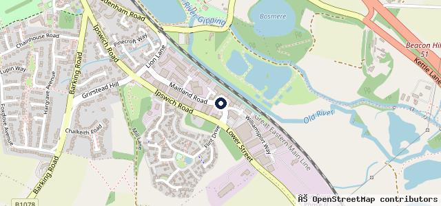 Map showing the location of Robinsons Motor Engineers Ltd