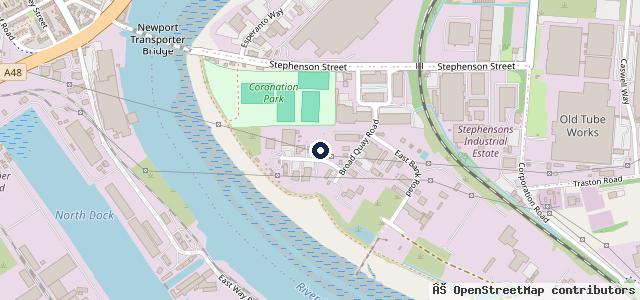 Map showing the location of Rodericks
