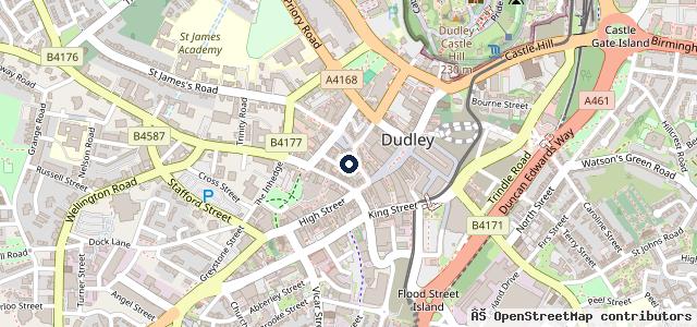 Map showing the location of Rox Cars