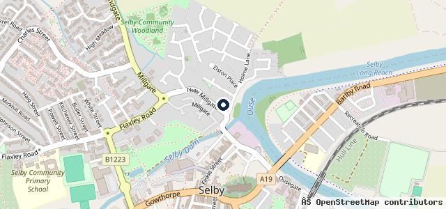 Map showing the location of The Tyre Shop Ltd