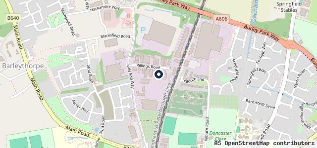 Map showing the location of Rutland Autos