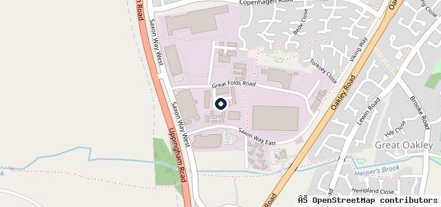 Map showing the location of S & T Motors Corby LTD