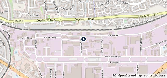 Map showing the location of Severnside Car Company